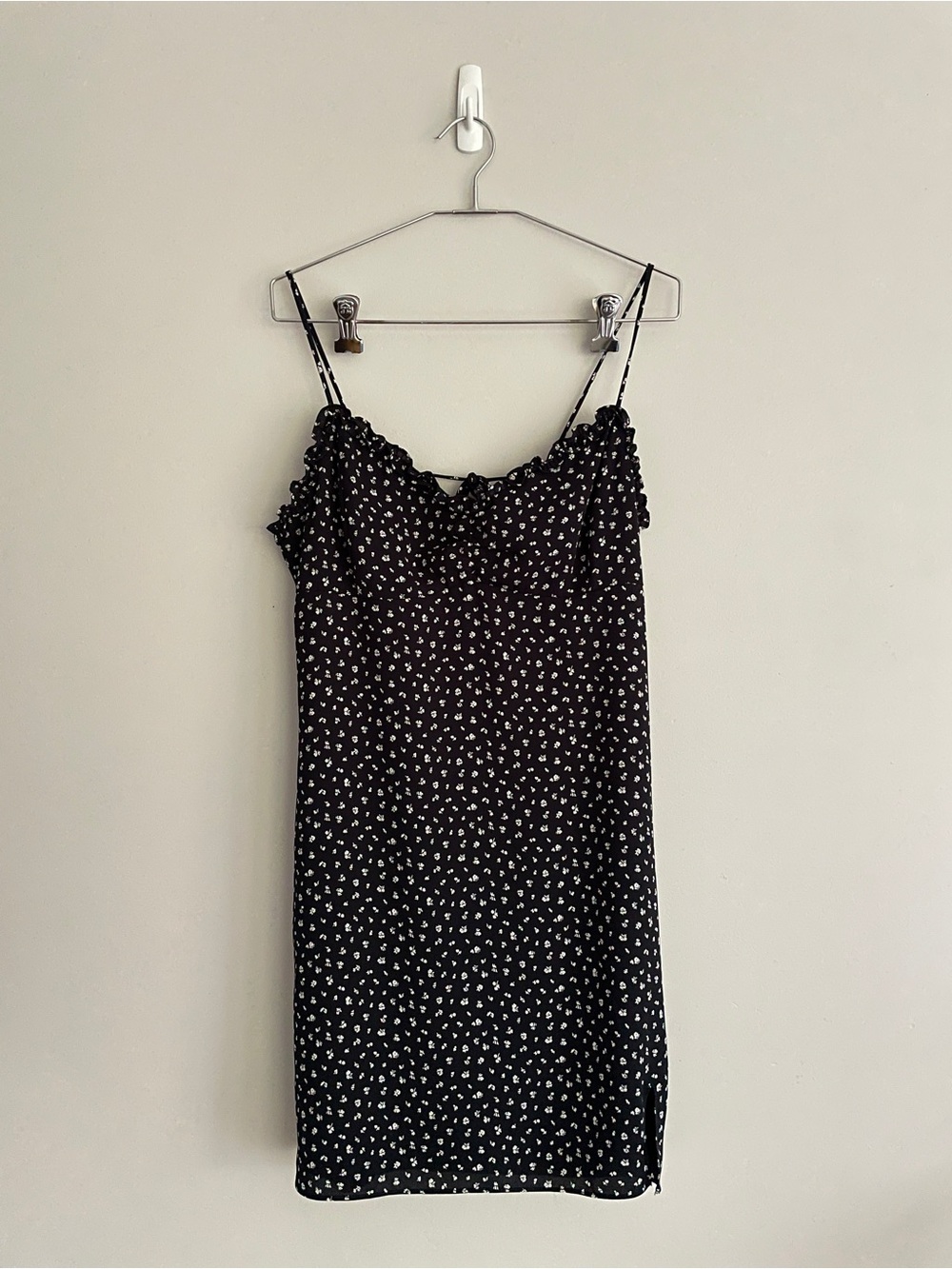OAK+FORT | navy floral shift dress, L